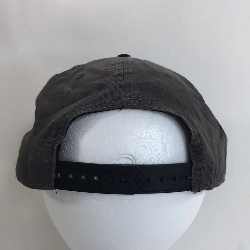 Batman DC Comics Youth Size Snapback Hat Cap‎ Dark Gray w/Graphic & Bat Patch